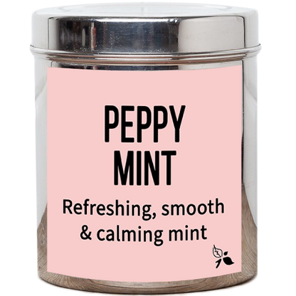 peppy mint loose leaf herbal tea