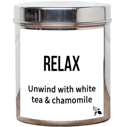 relax loose leaf white tea