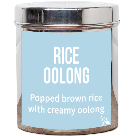 rice oolong loose leaf tea tin