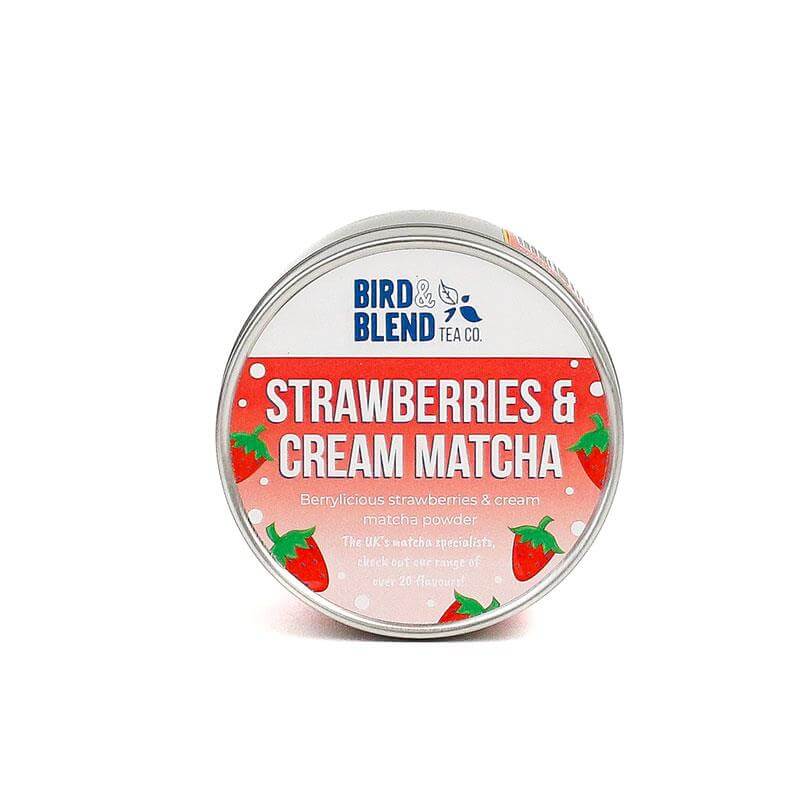 strawberries and cream matcha