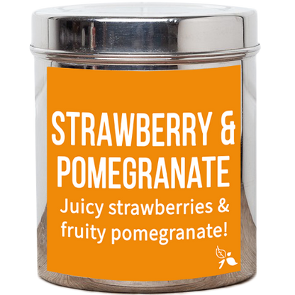 strawberry &amp; pomegranate loose leaf fruit tea