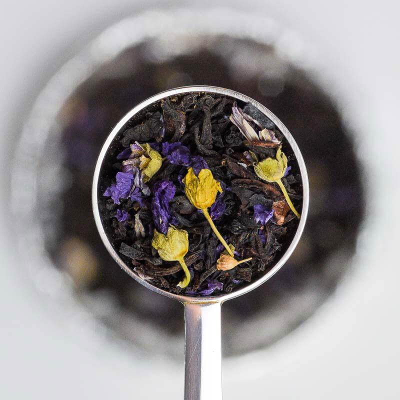 violet cream loose leaf tea