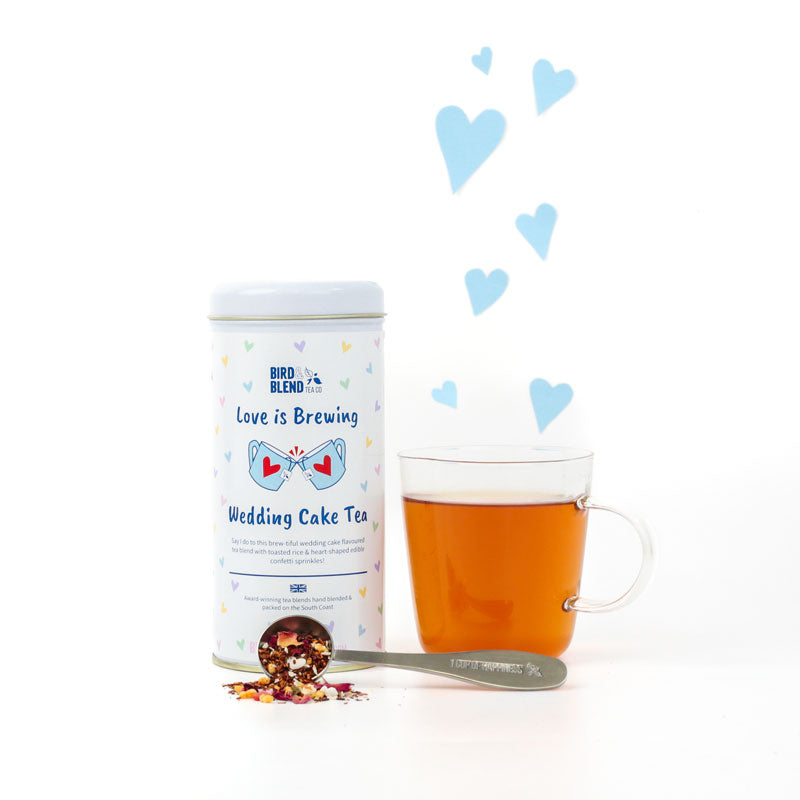 wedding cake loose leaf tea tin